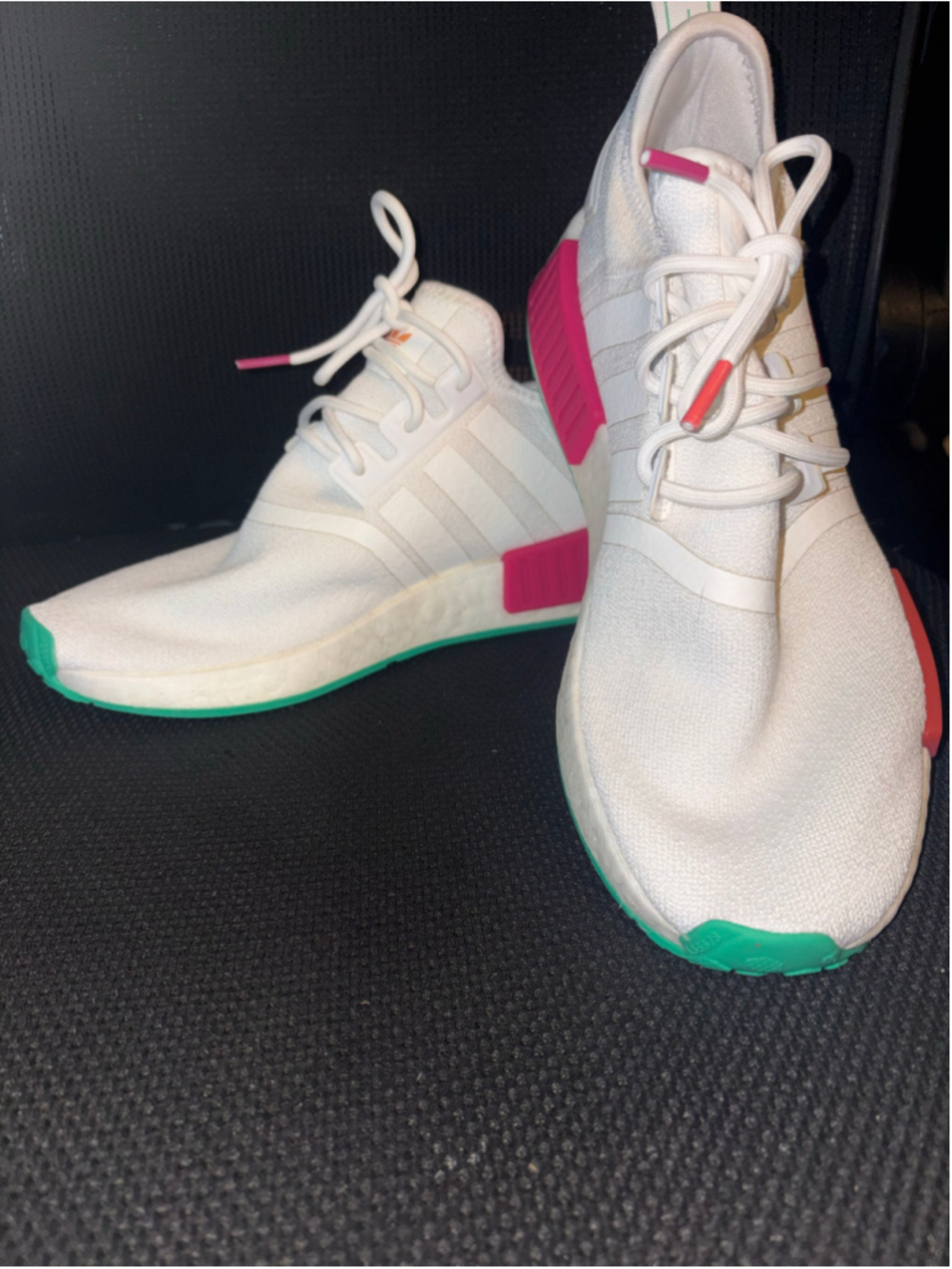 Women's Adidas NMD Sneakers White Pink Size 9.5